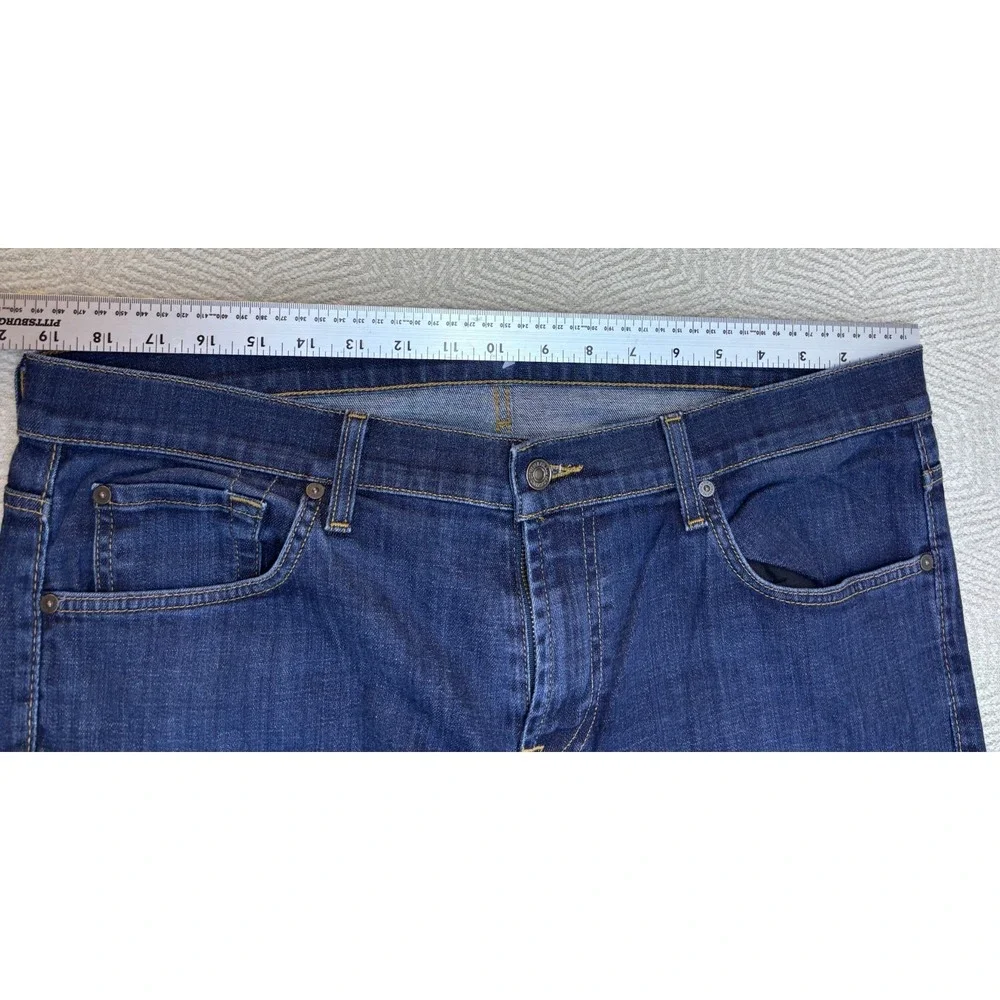 NWOT 7 For All Mankind Carsen Easy Straight Leg Jeans Mens 38x32